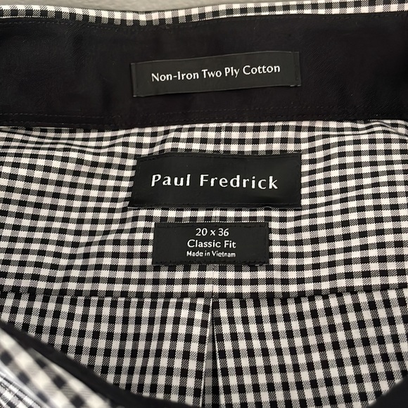 Paul Fredrick Tailored Non -Iron Classic Dress Shirt - Picture 4 of 8